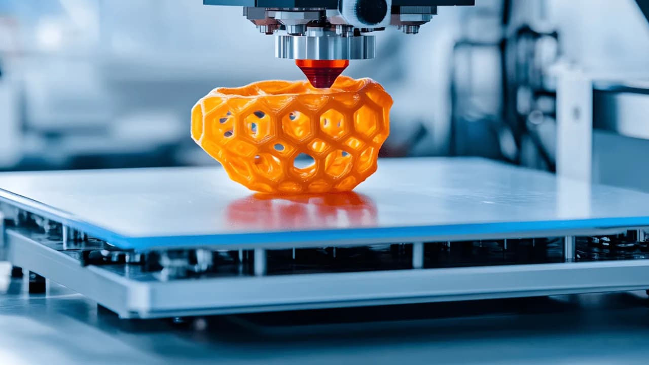 State-of-the-art 3D printing machinery in a modern Dubai facility