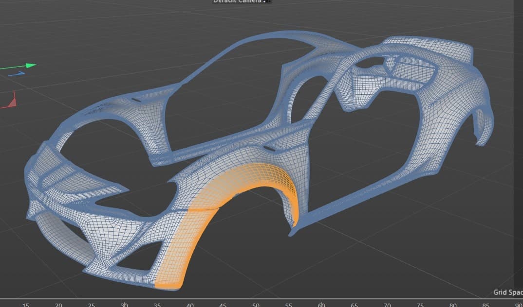 3D Printed Car Body Part 