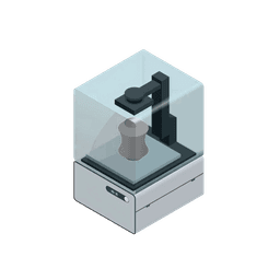 Uses a focused laser beam to etch detailed designs...